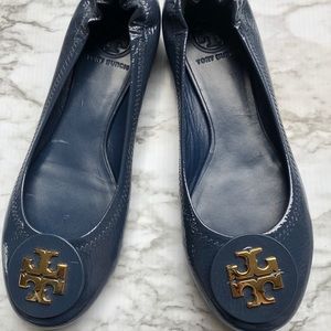 Tory Burch Blue Flats